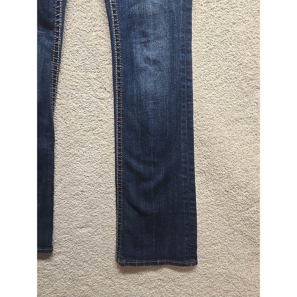 Rock Revival Patti Boot Cut Studs Womens Jeans Staight 28 Low Rise - Picture 14 of 16